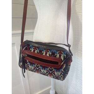 Guatemala Vibrant, Multicolor Crossbody Bag W/Artisanal Texture